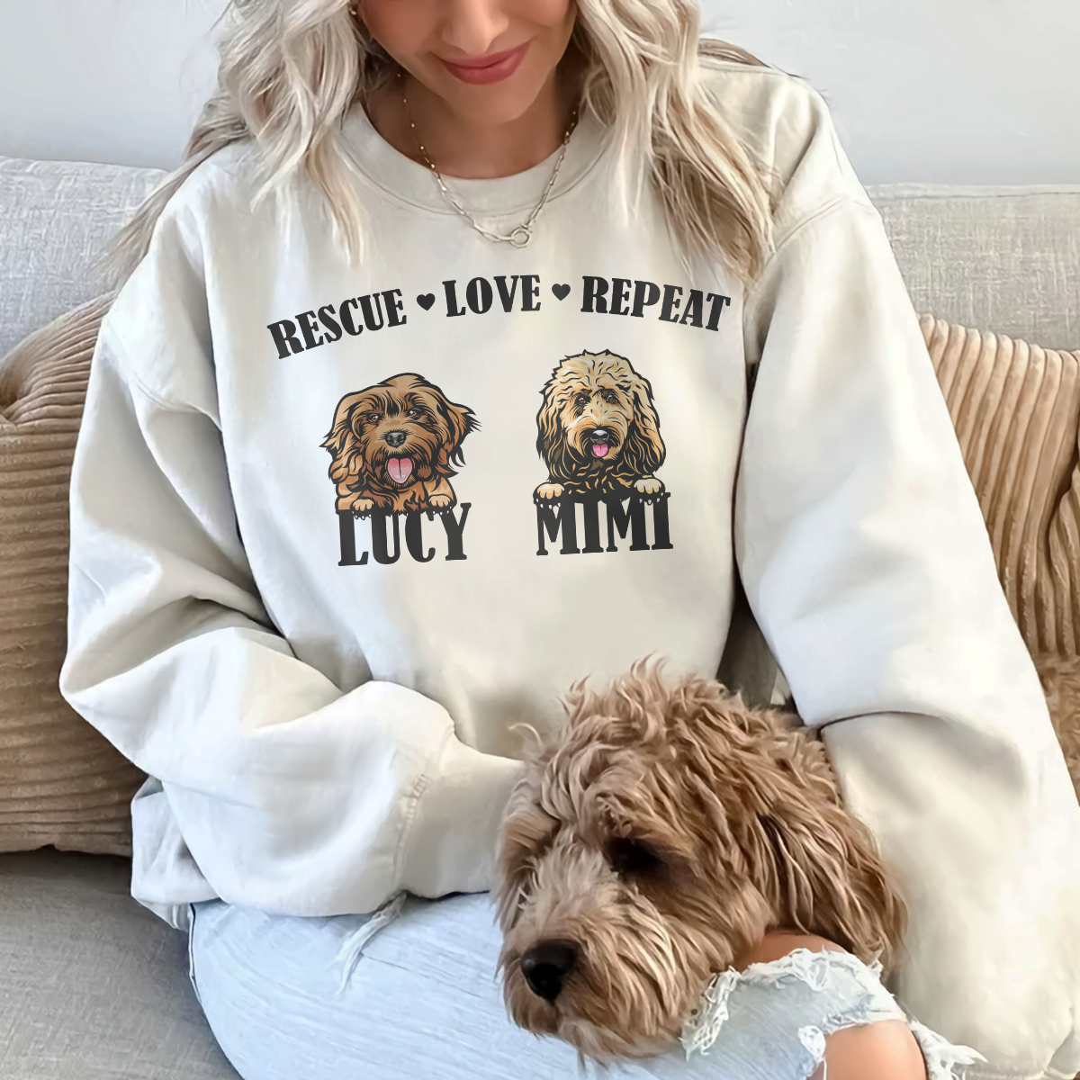 Rescue Love Repeat Premium Sweatshirt