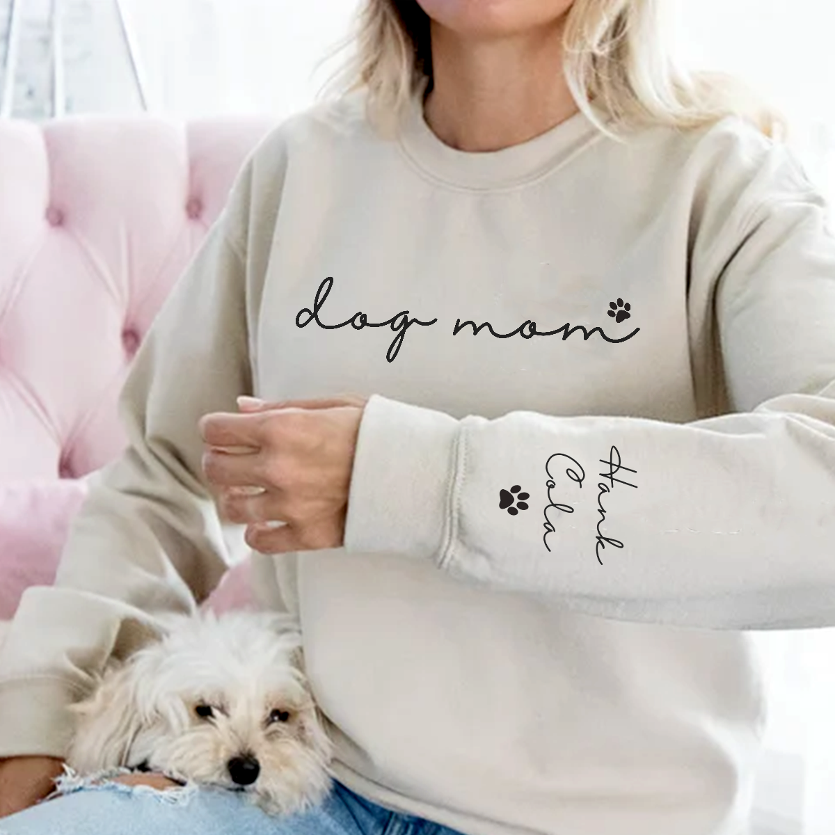 Dog Mom Premium Sweatshirt