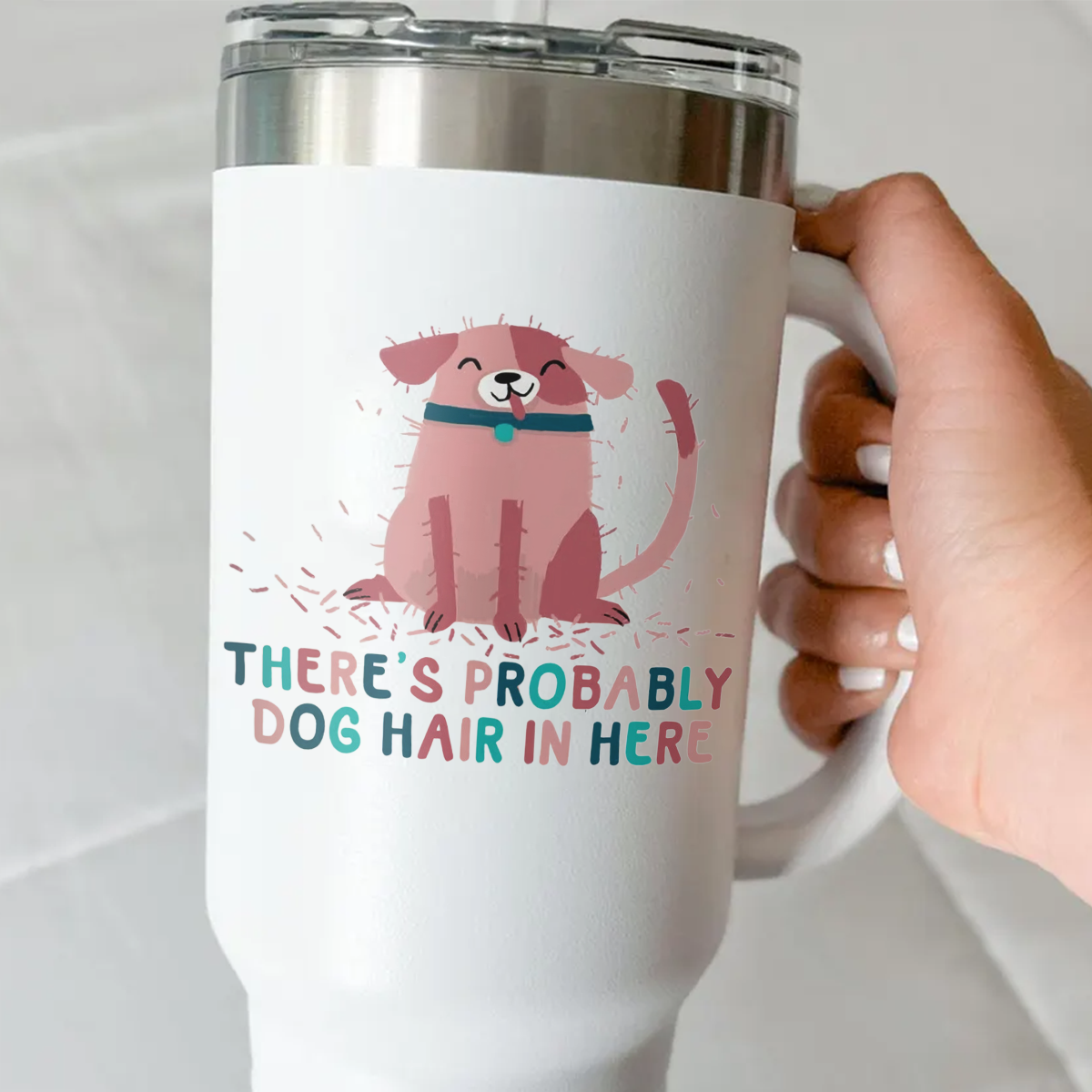 Dog Hair Travel Mug