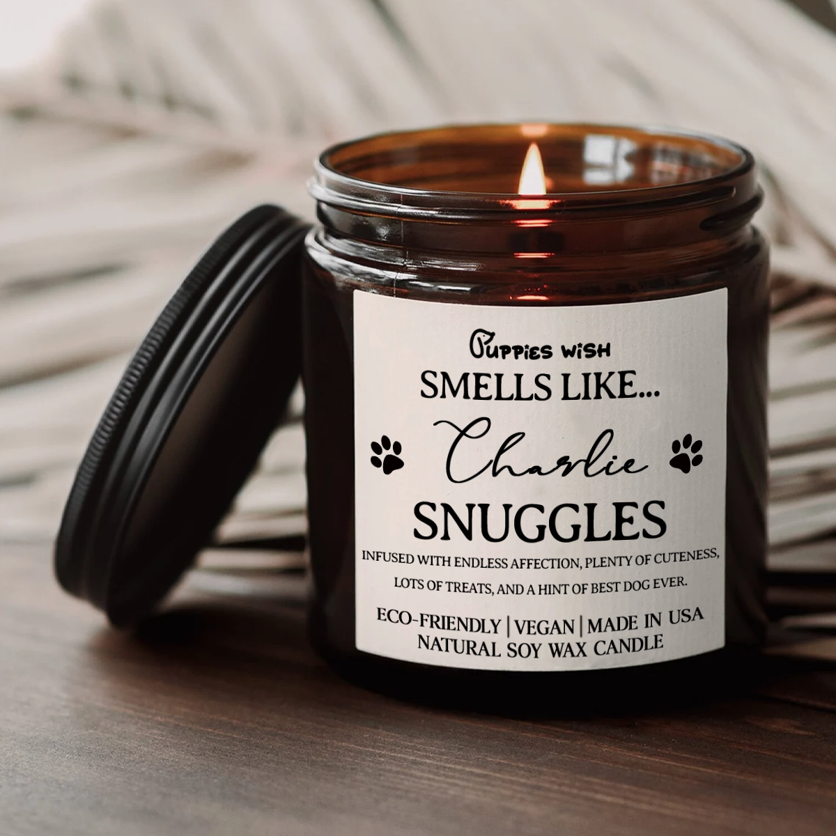 Snuggles Scented Soy Candle